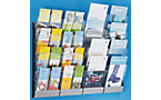 Wandprospectushouder, aluminiumkleur
