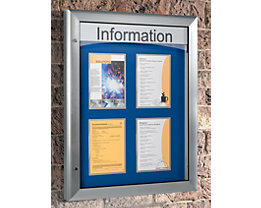 Display case with text bar (accessory)