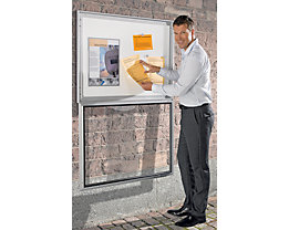 Door folds out 180°
