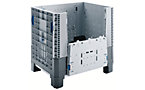 Contenedore grande plegable sobre palets