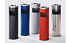 Cenicero de pie combinado, capacidad del recipiente para residuos 6 l
