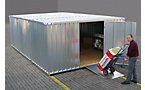 Materiaalcontainer-combinatie