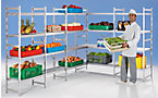 Aluminium boltless shelf unit