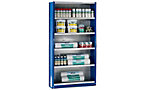 Boltless shelf unit system, shelf unit height 1990 mm