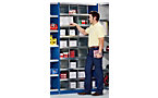Boltless shelf unit system, shelf unit height 1990 mm