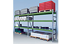 Heavy duty shelf system