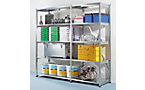 Industrial/storage boltless shelving unit, height 1920 mm, 5 shelves