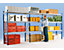 1 standard shelf unit and 2 extension shelf units