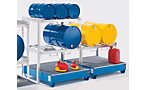 Drum and small container shelf unit