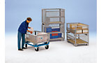 Caja de rejilla, construcción mediana