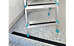 Antirutschbandrolle, selbstklebend, aus Aluminium-Oxiden und Silizium-Karbonat