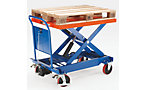 Lifting platform trolley with Euro platform