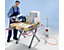 910 mm wide platform – with safety rail