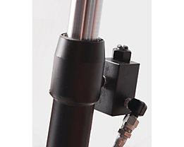 Safety lowering valve