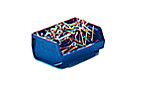 Open fronted storage bin made of polypropylene