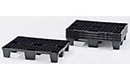 Display pallet made of plastic