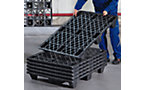 Euro pallet made of plastic