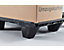 Non-slip edge, 5 mm high, prevents goods from sliding off of the panel