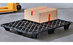 Industrial pallet bins made of plastic