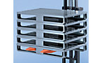 Sheet steel pallet with wide runners