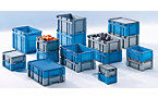 Euro size stacking containers