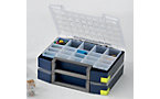Small parts case made of polypropylene, polycarbonate lid