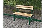Zitbank met houten planken