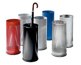 Paraplyställ, höjd 610 mm - helplåt, förzinkad