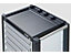Plastic profile worktop with practical storage compartments and integrated push handle