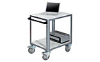 Table trolley, max. load 400 kg, welded
