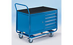 Table trolley, with substructures