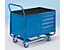 With non-marking solid rubber tyres