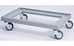 Transport dolly for Euro stacking containers