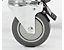 Maximum floor protection: castors with non-marking tyres