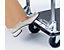 Unique folding mechanism for unlocking the push handle