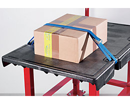 <b>Improved cargo restraint</b><br/>Four moulded attachment points to tie down loads with cargo restraint straps