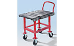 Platform truck, height adjustable
