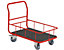 Truck with MDF platform and railing in special paint finish