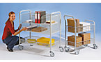 Mail distribution trolley
