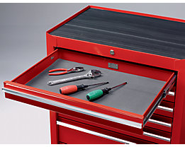 Removable drawer mats included with delivery