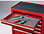Removable drawer mats included with delivery