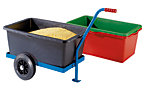 Two-wheel hand truck for containers