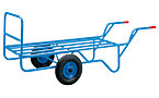 Two-wheel hand truck with tubular platform