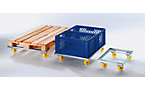 Onderwagen met frame van stalen hoekprofielen 3 mm
