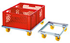 Onderwagen met frame van stalen hoekprofielen 3 mm