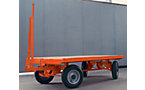 Schlepperanhänger, 3 t, 4-Rad-Achsschenkel-Lenkung