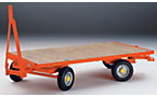 Schlepperanhänger, 3 t, 4-Rad-Doppel-Drehschemel-Lenkung