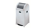 Recyclable waste collector made of sheet steel, 40 l capacity