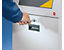 Lockable hinged door