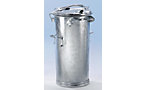 Waste bin system, sheet steel